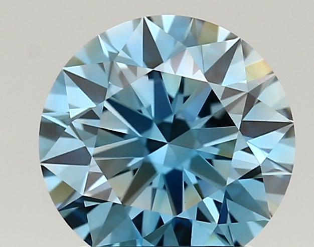 1.59ct FANCY VIVID  BLUE VVS2 Round (IGI)