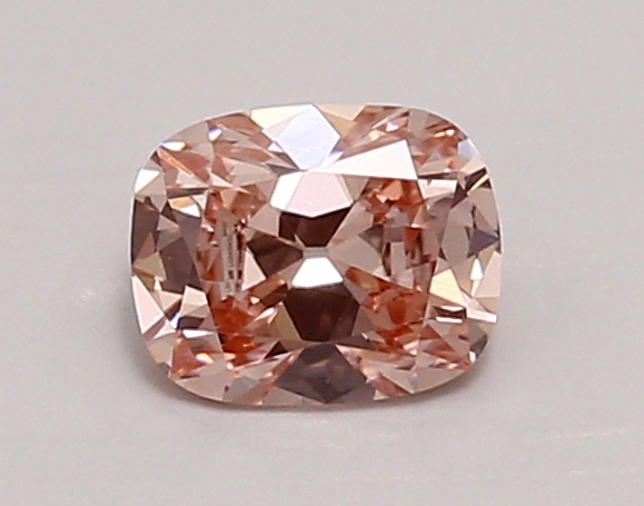 0.86ct FANCY VIVID  PINK VVS2 Cushion Old Miner (IGI)