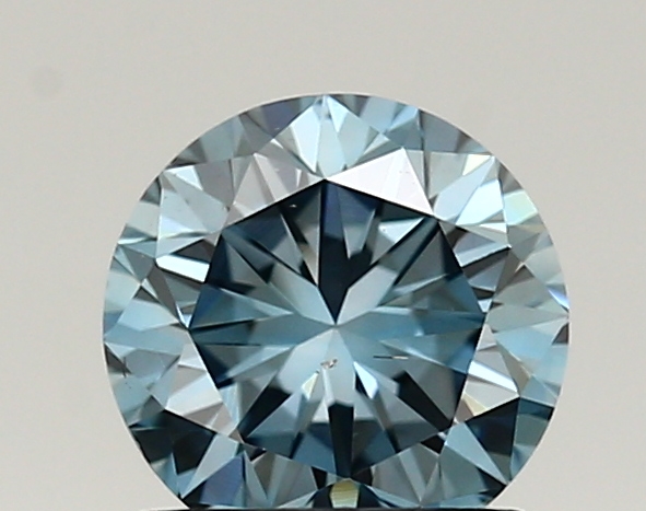 1.01ct FANCY VIVID  BLUE SI1 Round (IGI)