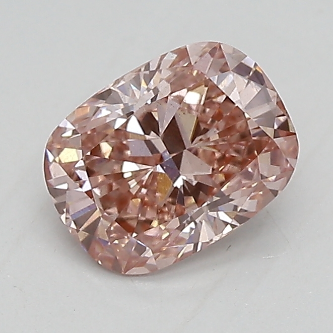 0.98ct FANCY INTENSE  PINK VS2 Cushion (IGI)