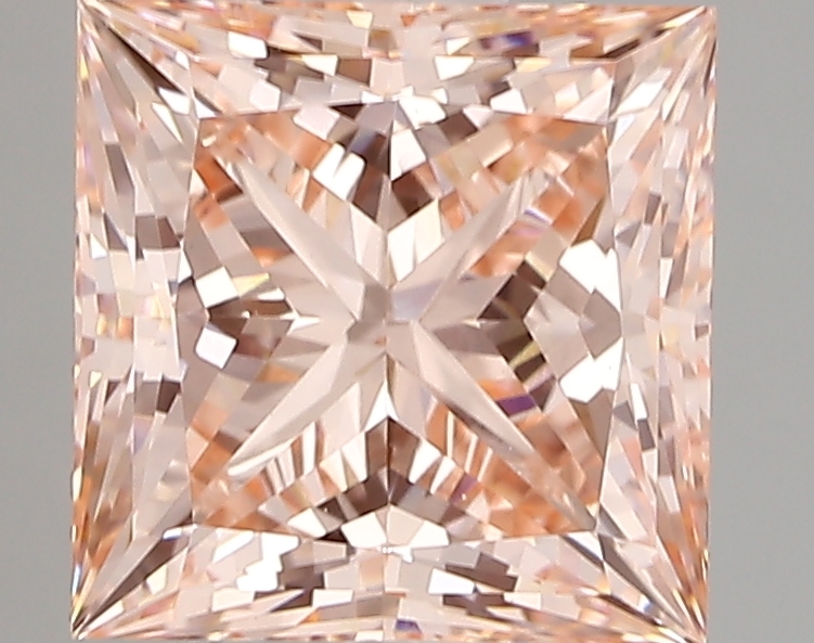 3.58ct FANCY VIVID  PINK VVS2 Princess (IGI)
