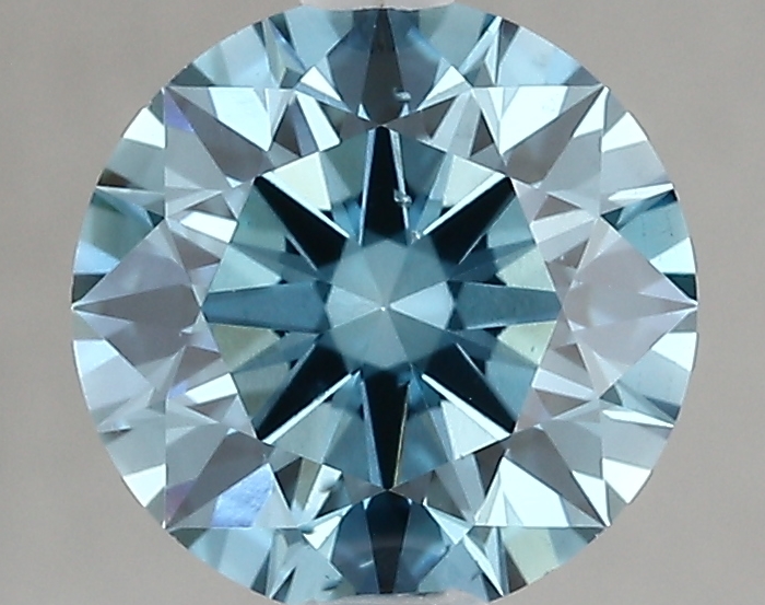 2.01ct FANCY VIVID  BLUE SI1 Round (IGI)