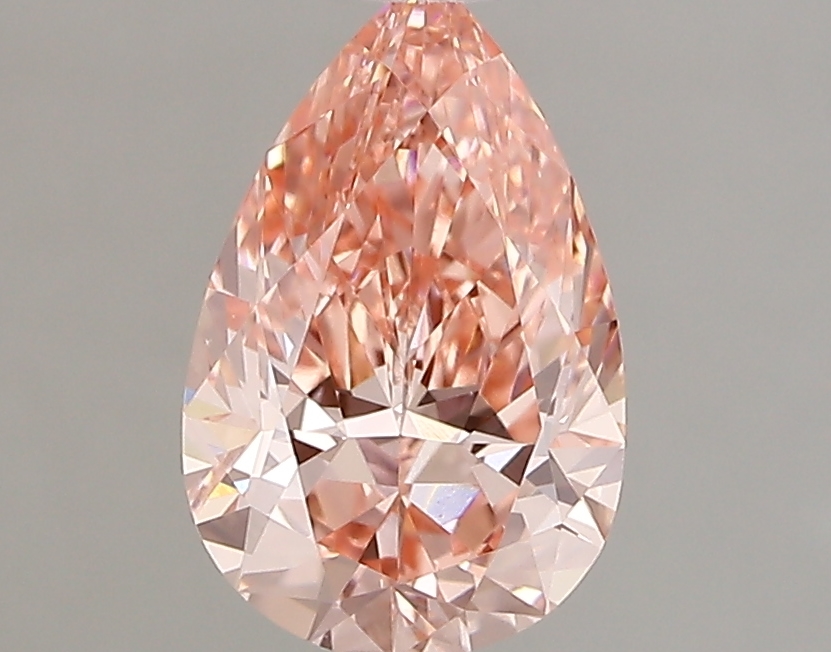 1.41ct FANCY VIVID  PINK VVS2 Pear (IGI)
