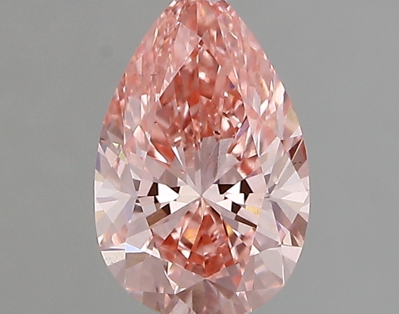 1.00ct FANCY VIVID  PINK VS1 Pear (IGI)