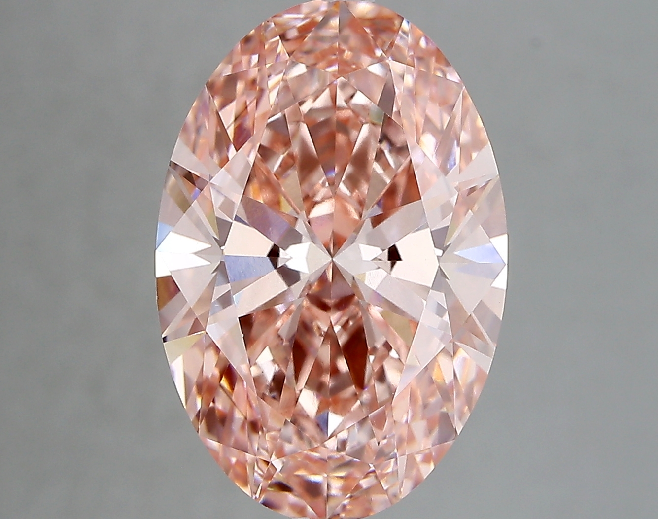 5.77ct FANCY VIVID  PINK VS1 Oval (IGI)