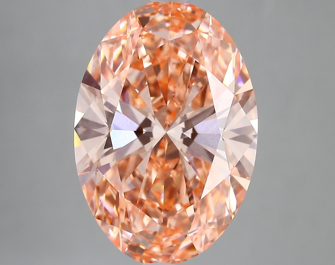 6.59ct FANCY VIVID  PINK VVS2 Oval (IGI)