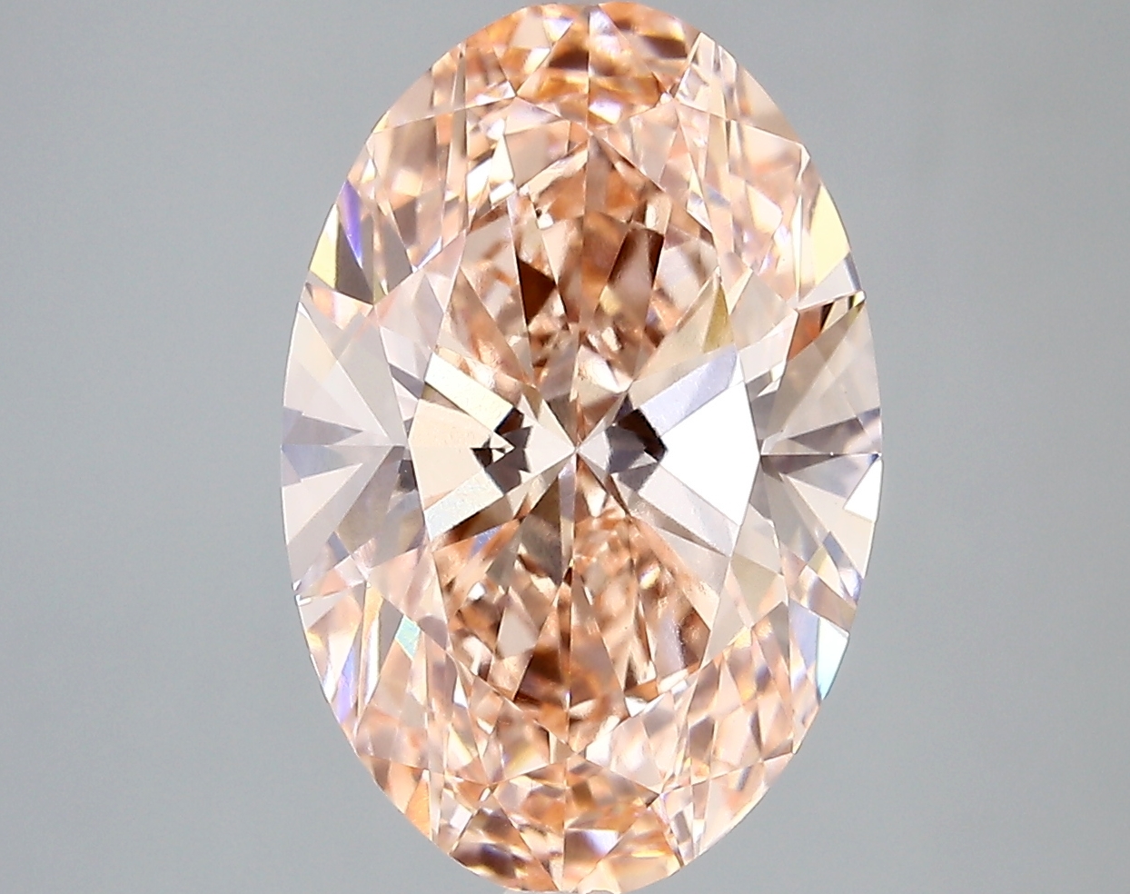 5.01ct FANCY INTENSE  PINK VVS2 Oval (IGI)