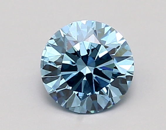 0.99ct FANCY VIVID  BLUE VS2 Round (IGI)