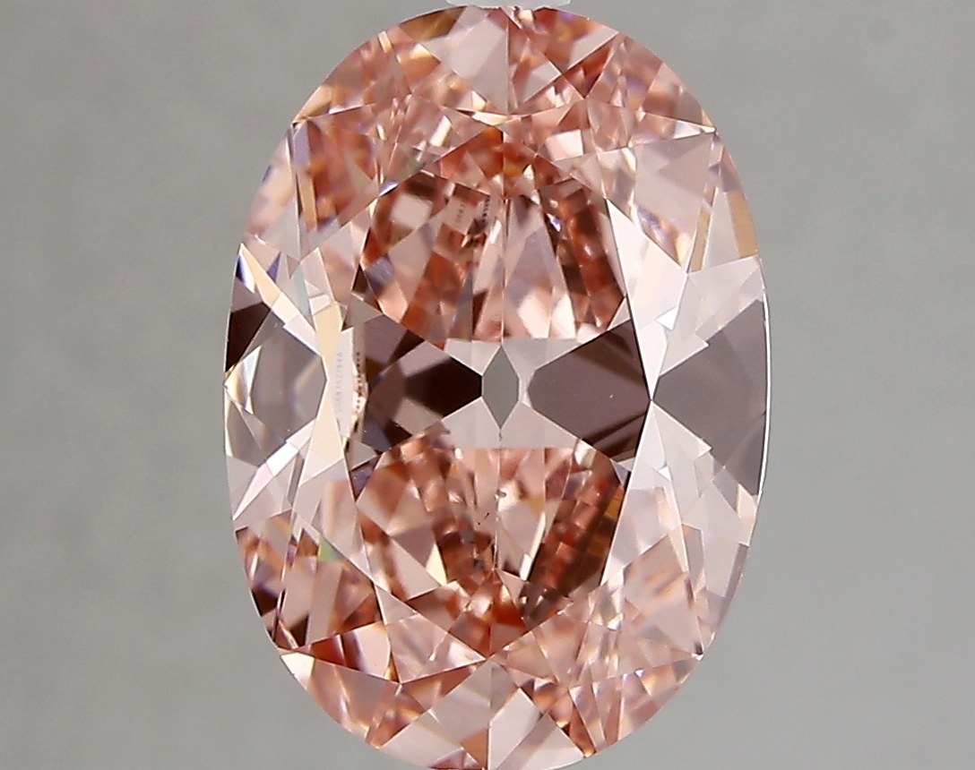 4.01ct FANCY VIVID  PINK VS1 Oval Old Miner (IGI)
