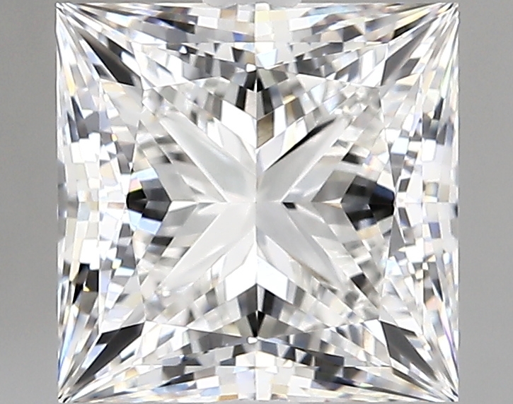 3.41ct F VVS2 Princess (IGI)