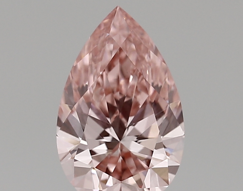 1.24ct FANCY VIVID  PINK VVS2 Pear (IGI)