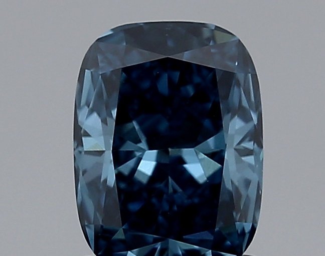 1.15ct FANCY VIVID  BLUE VS1 Cushion (IGI)