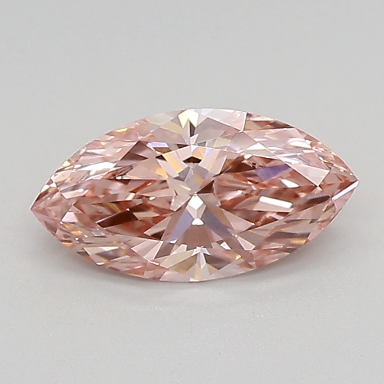 0.77ct FANCY VIVID  PINK VS1 Marquise (IGI)