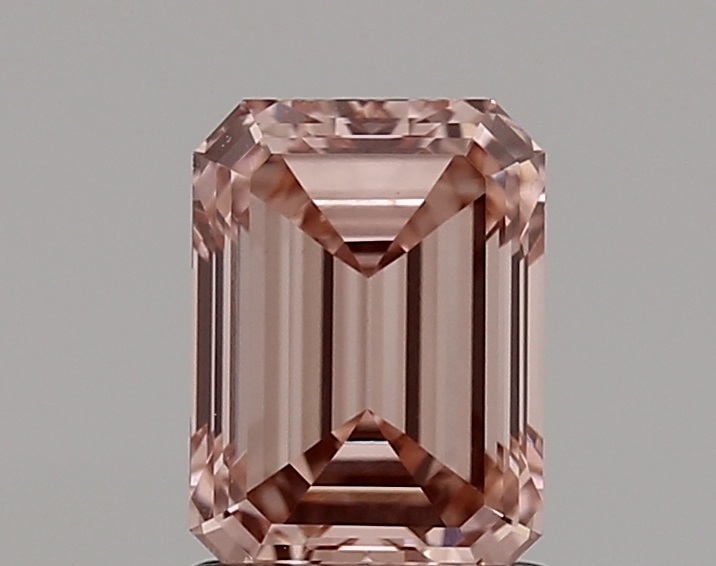 1.25ct FANCY VIVID  PINK VVS2 Emerald (IGI)