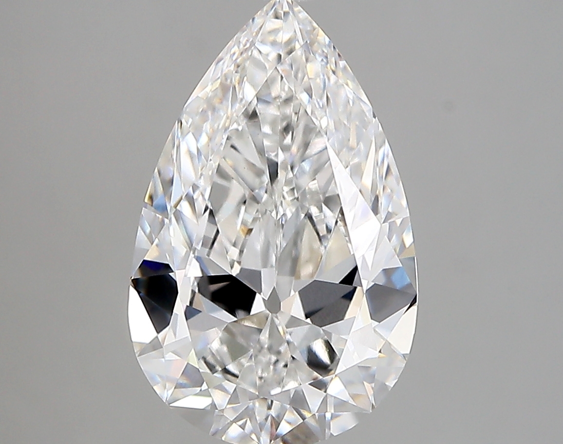 3.41ct E VVS2 Pear (IGI)