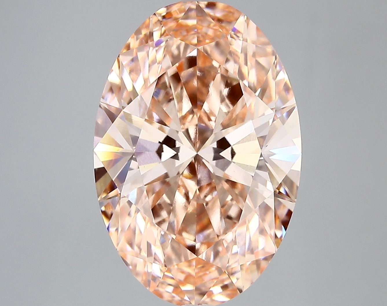 6.10ct FANCY INTENSE  PINK VVS2 Oval (IGI)