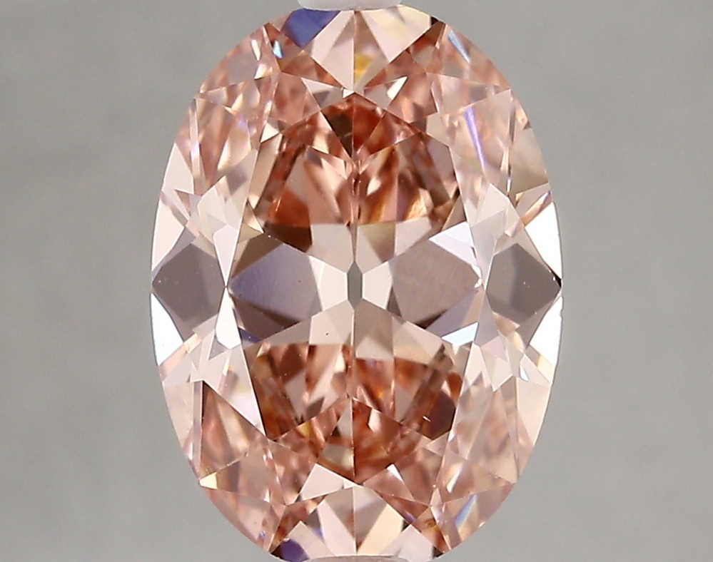 3.21ct FANCY VIVID  PINK VS1 Oval Old Miner (IGI)