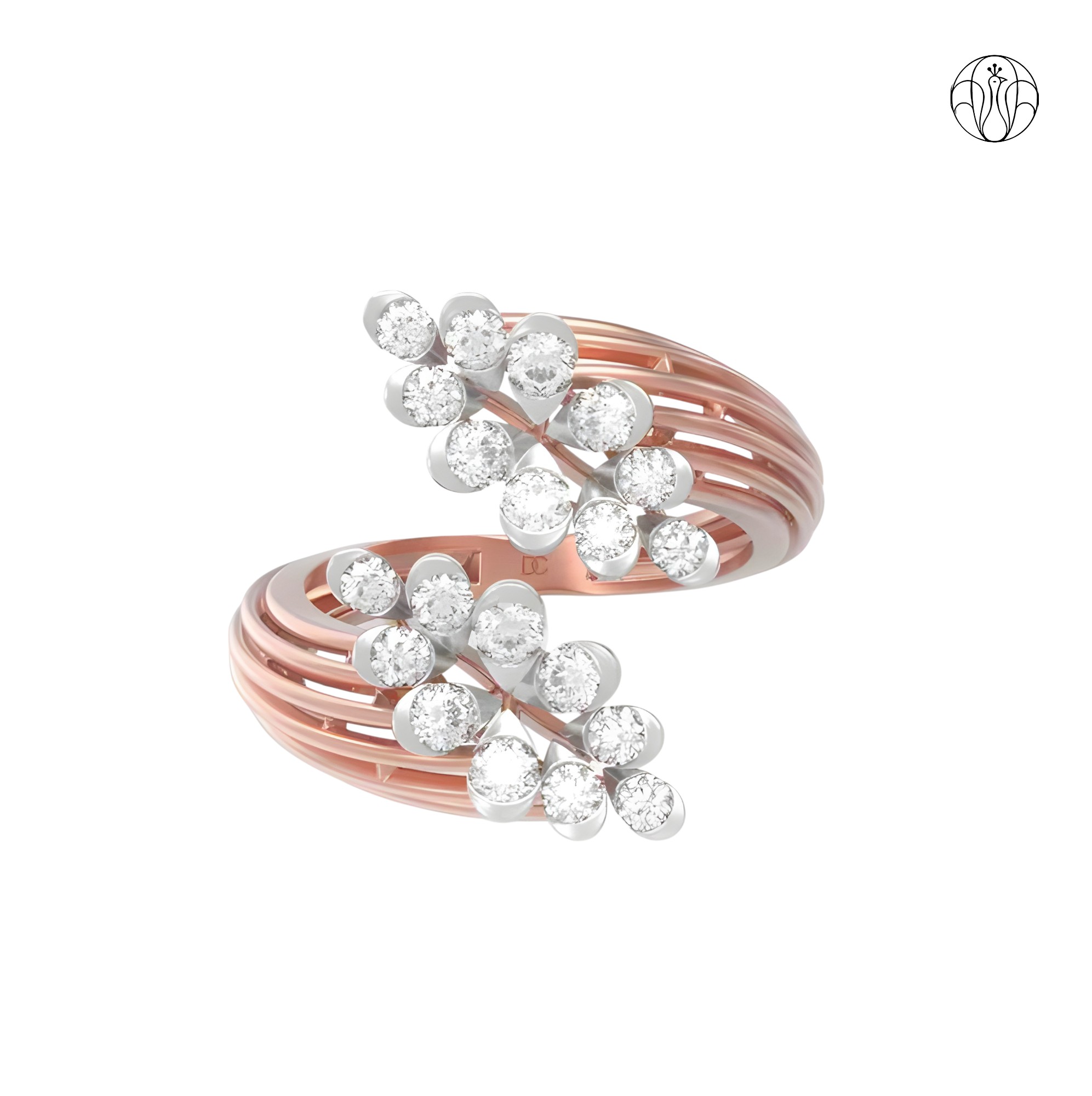 Vaibhavi Ring (CI. Zaveri)- 0.868 CTW 20 PCS VS1 Lab Grown Round Diamond Ring