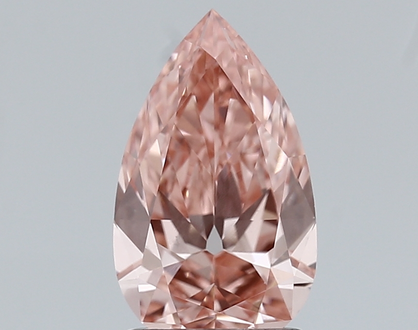 1.39ct FANCY VIVID  PINK VS1 Pear (IGI)