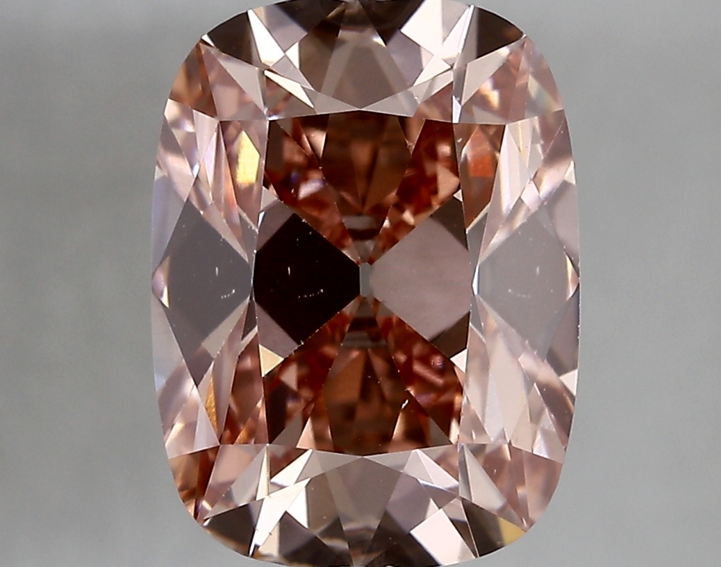 4.25ct FANCY INTENSE  PINK VS1 Cushion (IGI)