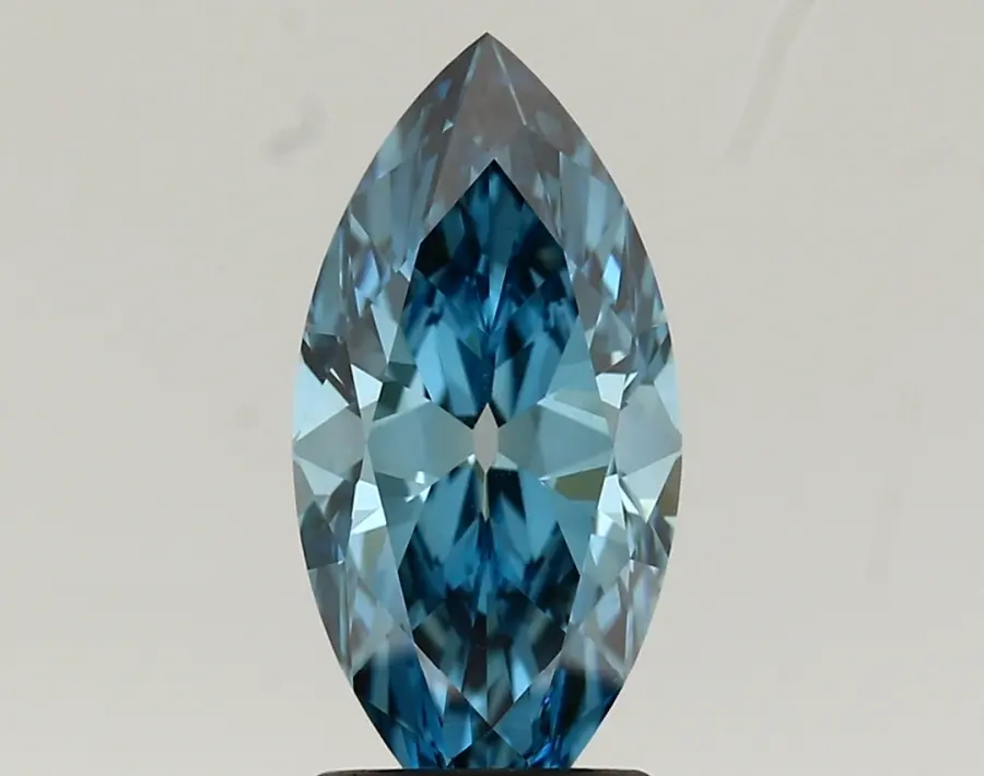 1.92ct FANCY VIVID  BLUE VS1 Marquise Old Miner (IGI)