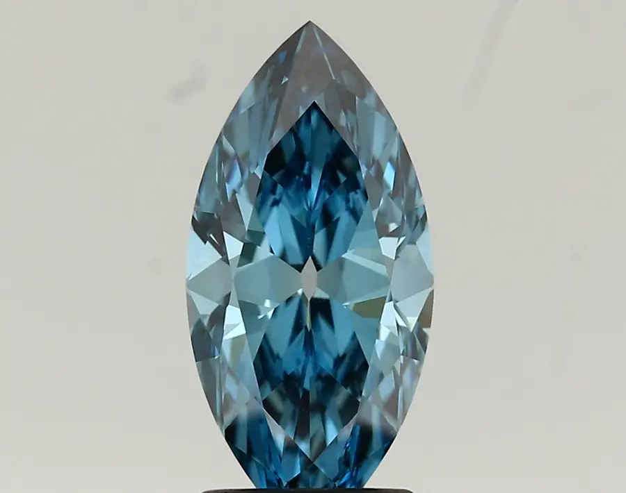 1.92ct FANCY VIVID  BLUE VS1 Marquise Old Miner (IGI)