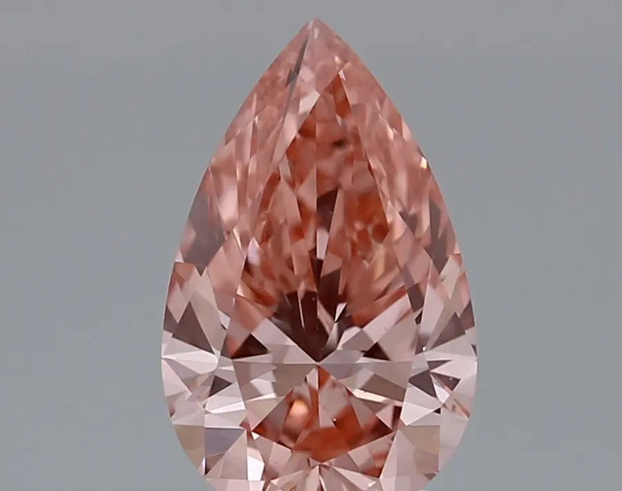 1.90ct FANCY VIVID  PINK VVS2 Pear (IGI)
