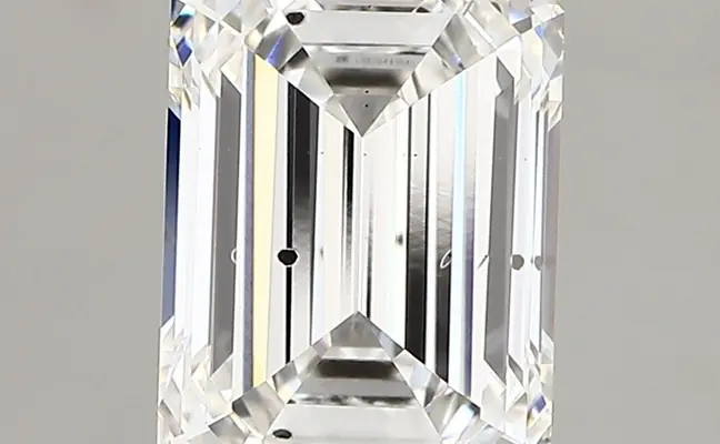 1.87ct F SI1 Emerald (IGI)
