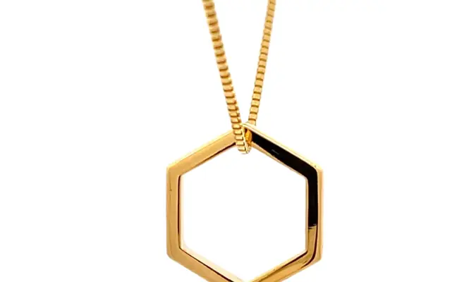 Juliette 22k L’Hexagone Pendant