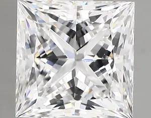 1.86ct D VVS2 Princess (IGI)