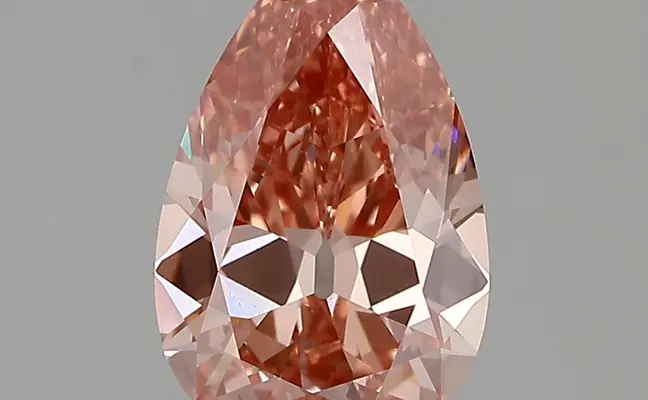 1.86ct FANCY VIVID  PINK VVS1 Pear (IGI)