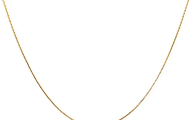 22k Light Box Chain - 18”