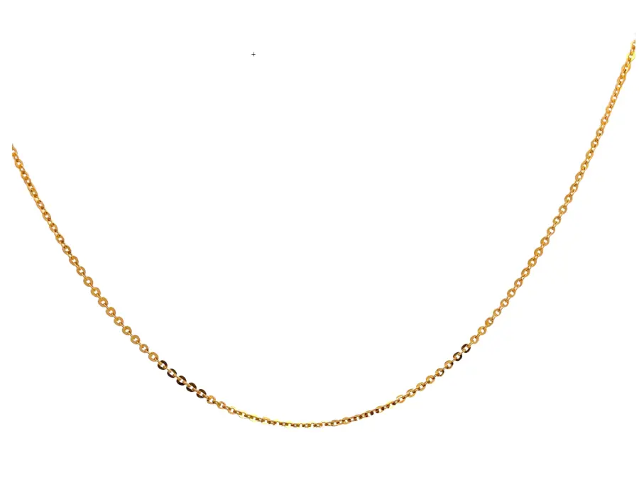 22k Light Cable Link Chain 16".