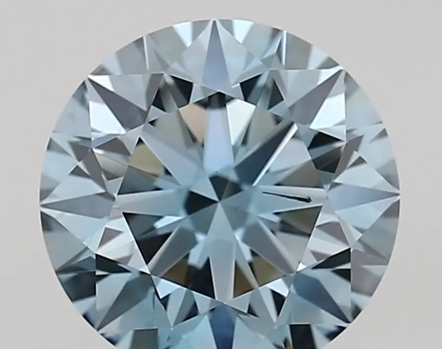 1.84ct FANCY VIVID  BLUE SI1 Round (IGI)