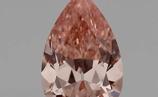 1.81ct FANCY VIVID  PINK VS1 Pear (IGI)