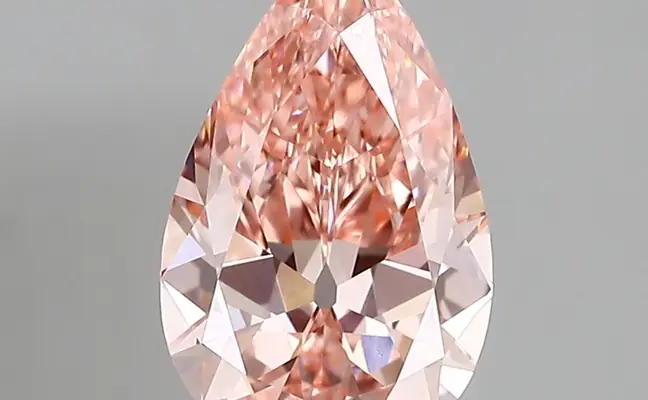 1.81ct FANCY VIVID  PINK VVS1 Pear (IGI)