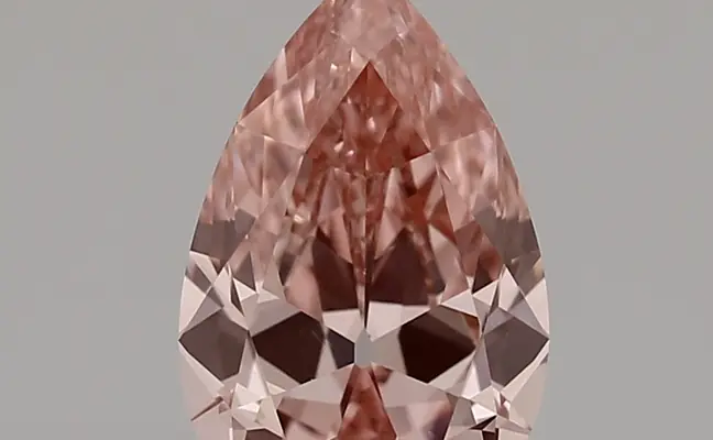 1.80ct FANCY VIVID  PINK VVS2 Pear (IGI)