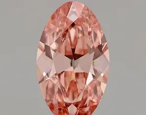 1.78ct FANCY VIVID  PINK VVS2 Moval (IGI)