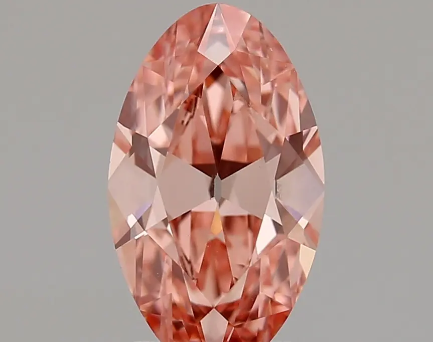 1.78ct FANCY VIVID  PINK VVS2 Moval (IGI)