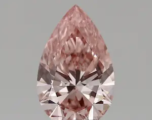 1.77ct FANCY VIVID  PINK VVS2 Pear (IGI)
