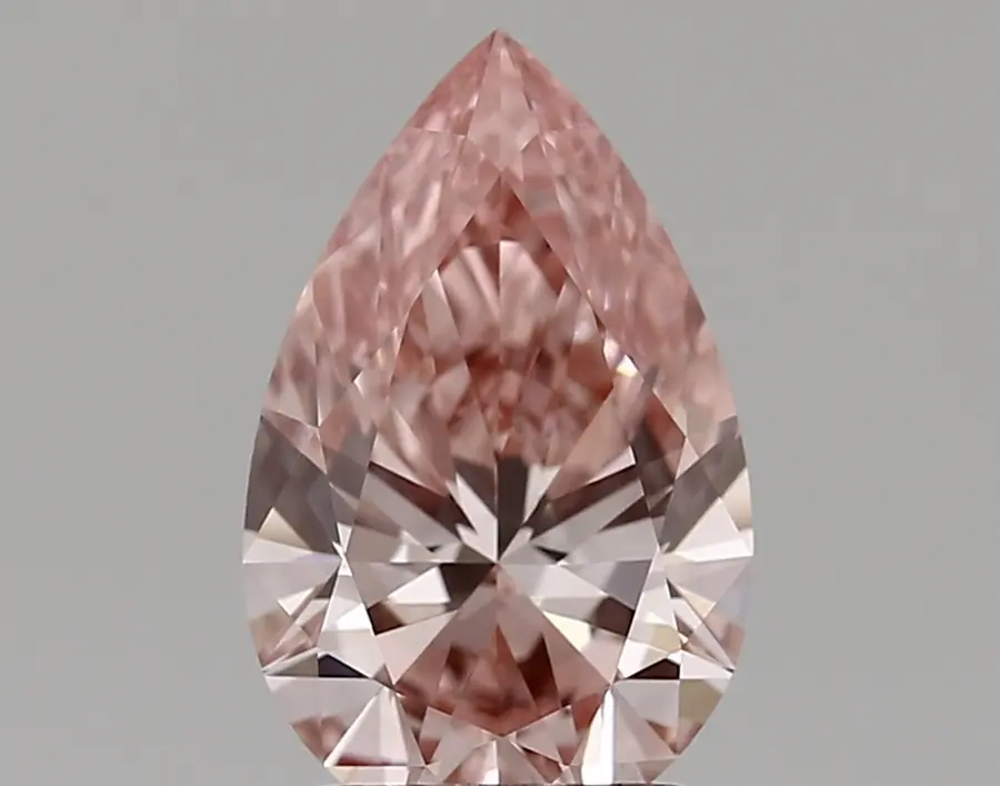 1.77ct FANCY VIVID  PINK VVS2 Pear (IGI)