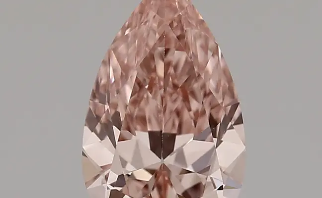 1.75ct FANCY VIVID  PINK VVS2 Pear (IGI)