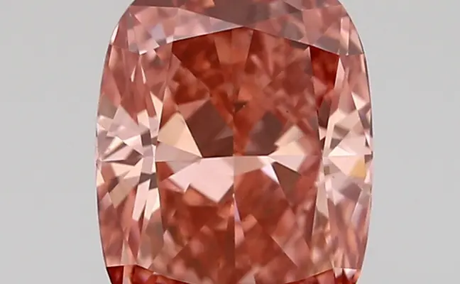 1.73ct FANCY VIVID  PINK VS1 Cushion (IGI)