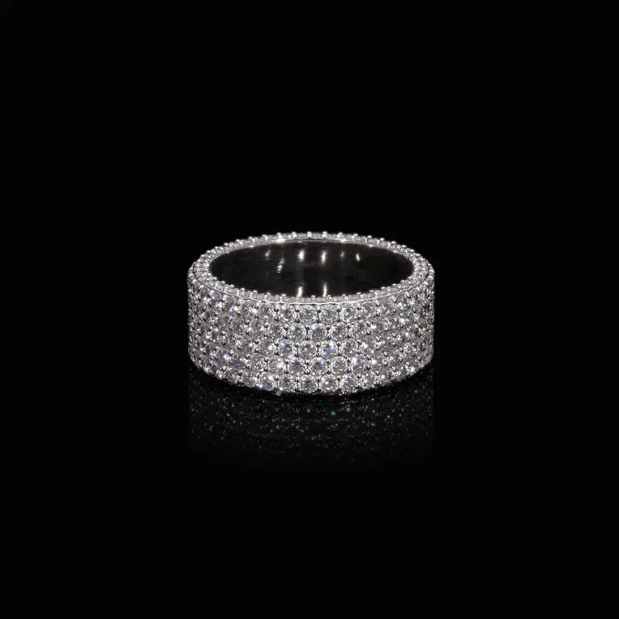 Lab Grown Diamond Iced Out Band for Her