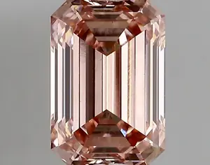 1.71ct FANCY VIVID  PINK VVS2 Emerald (IGI)