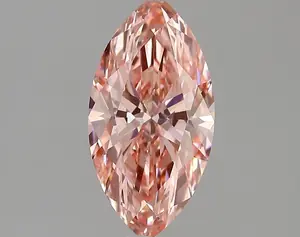 1.69ct FANCY VIVID  PINK VS1 Marquise (IGI)