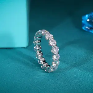 Lab Grown Diamond Band |Round Eternity Band