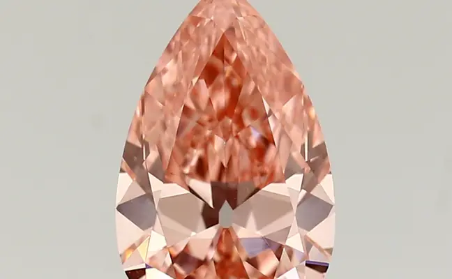 1.66ct FANCY VIVID  PINK VS1 Pear (IGI)