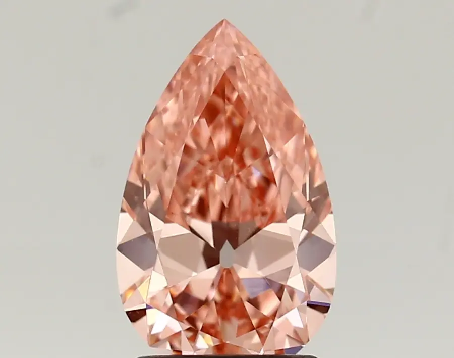 1.66ct FANCY VIVID  PINK VS1 Pear (IGI)