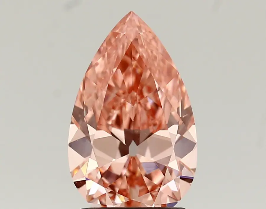 1.66ct FANCY VIVID  PINK VS1 Pear (IGI)
